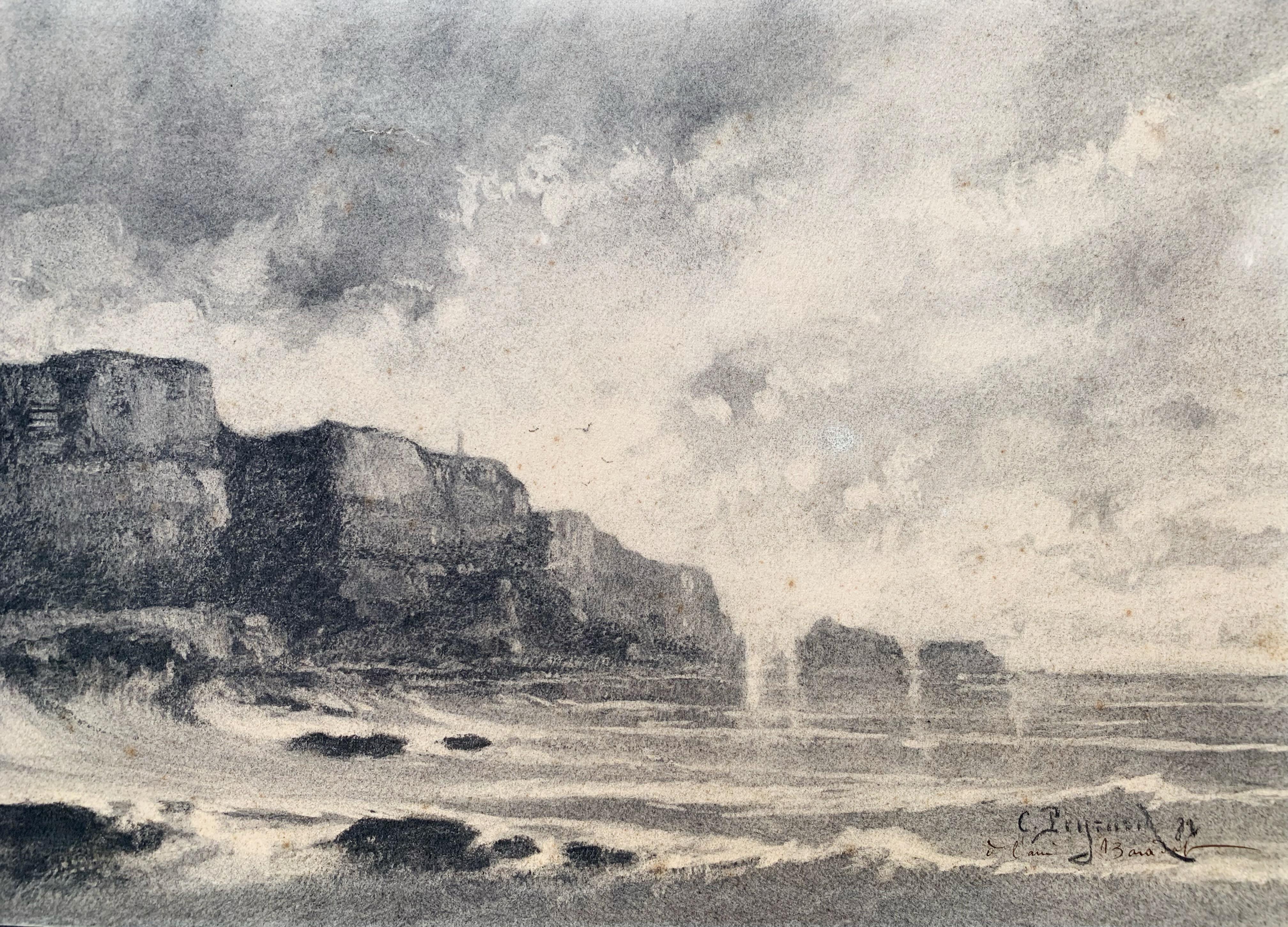 Küstenlandschaft, 1882 im Angebot 1