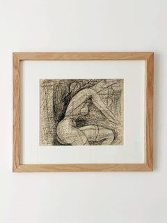 Female nu, 1956, encre sur papier