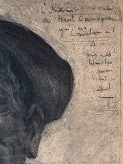 Autoportrait, circa 1940, Graphite pencil and charcoal on paper