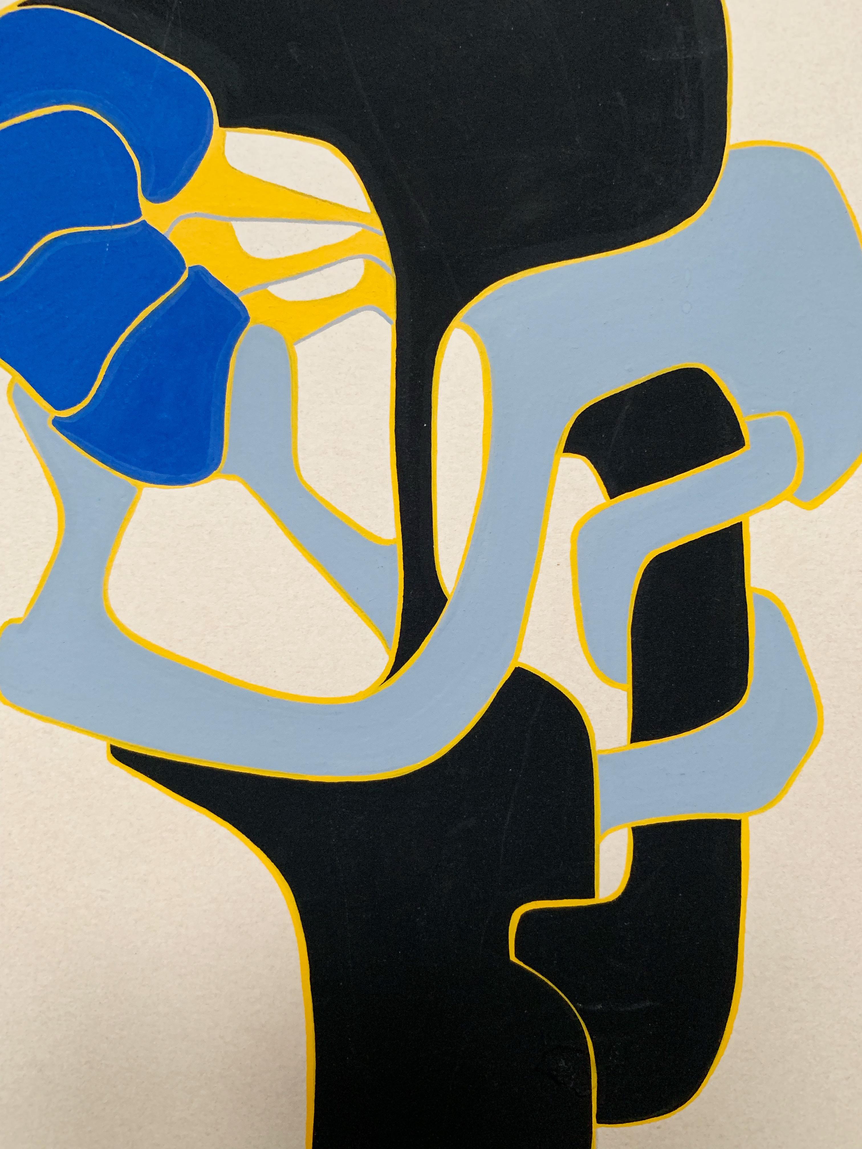 Untitled, 1980, gouache on paper - Abstract Art by Andrée Honoré