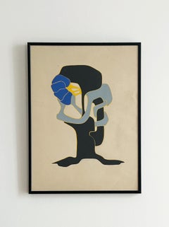 Senza titolo, 1980, gouache su carta