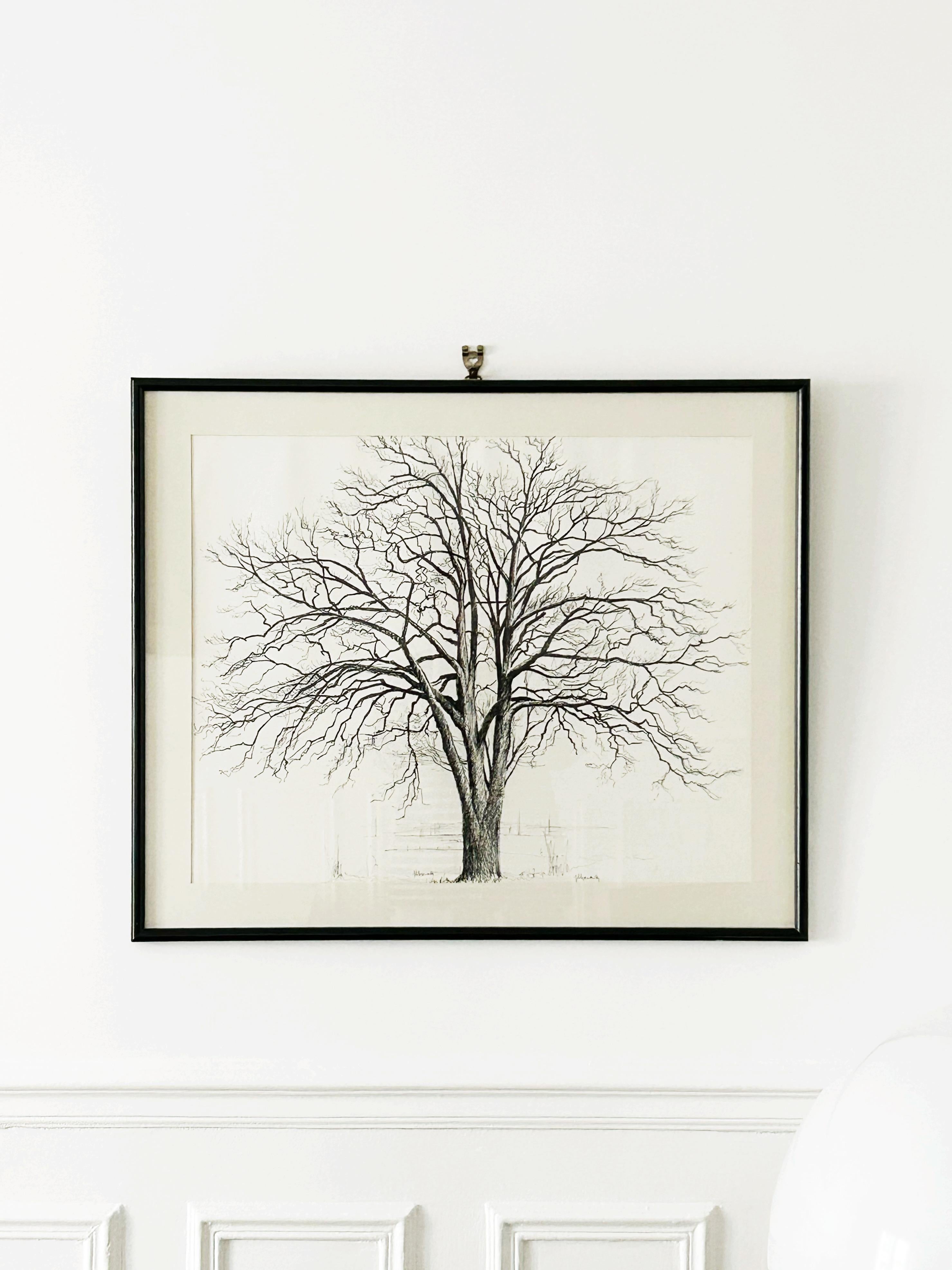 Philippe Le Gouaille, The Tree, Ink on paper 1