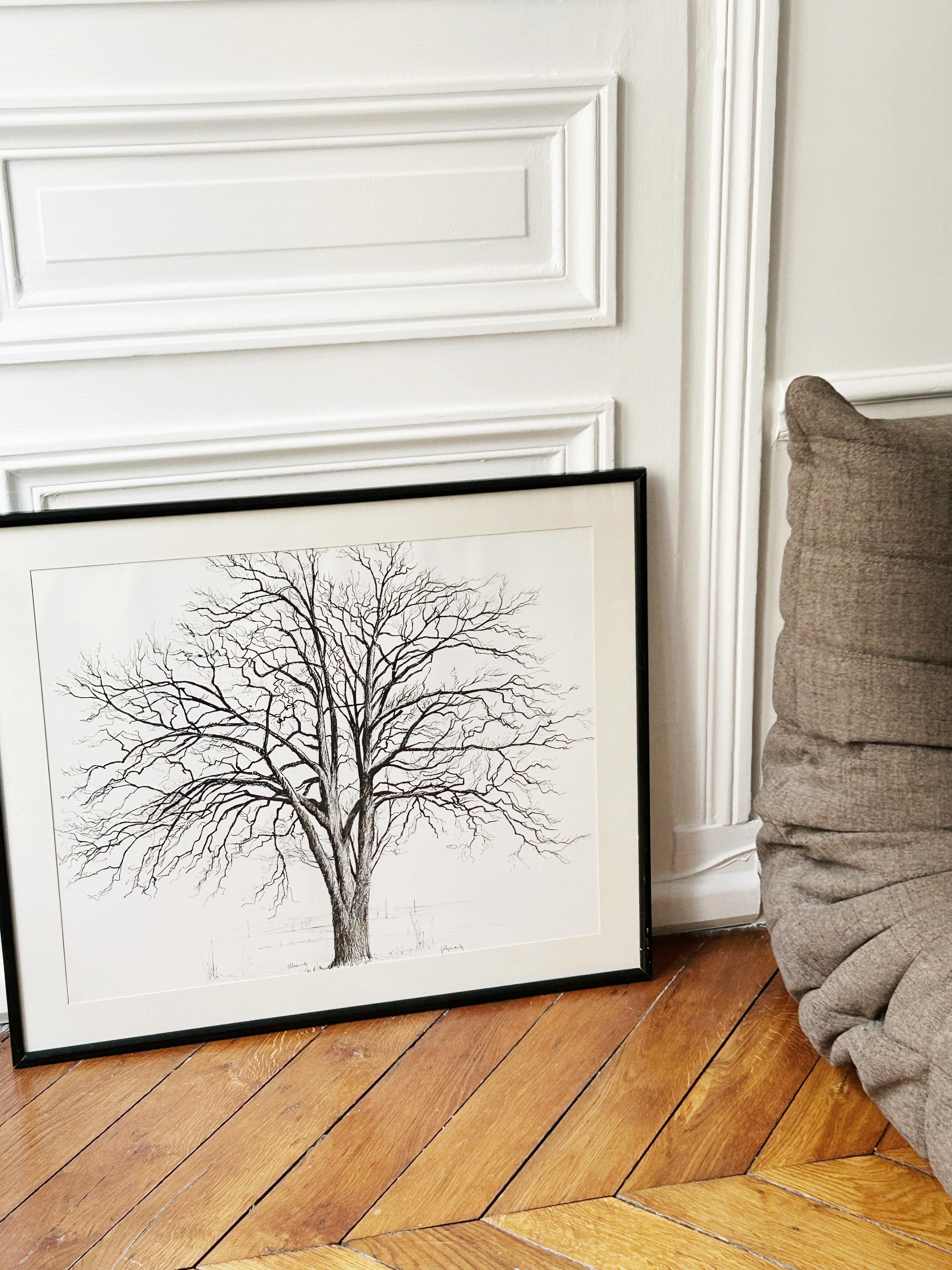 Philippe Le Gouaille, The Tree, Ink on paper 5