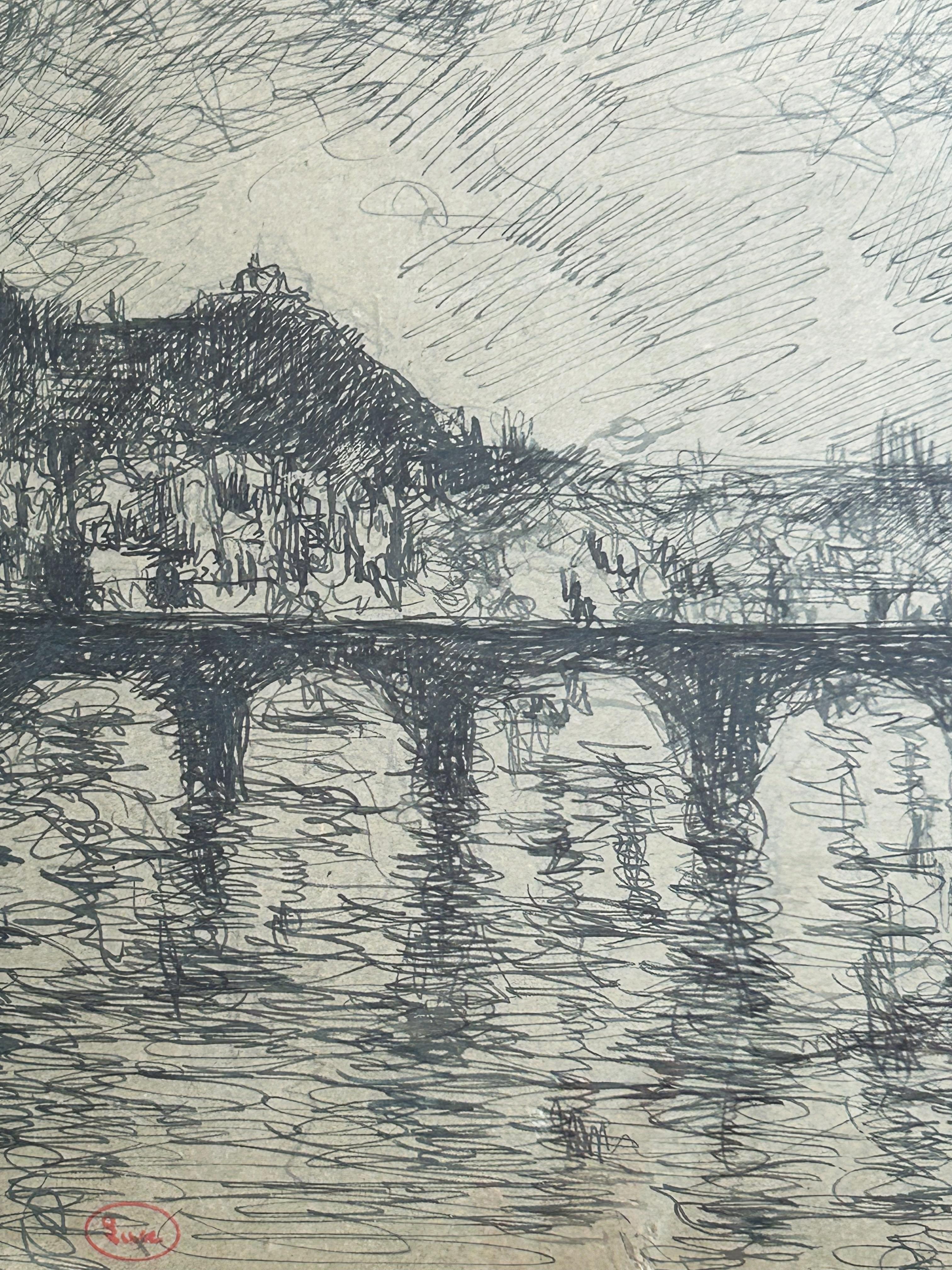 Maximilien Luce, Paris, Ponte sulla Senna (Pont Neuf) 2