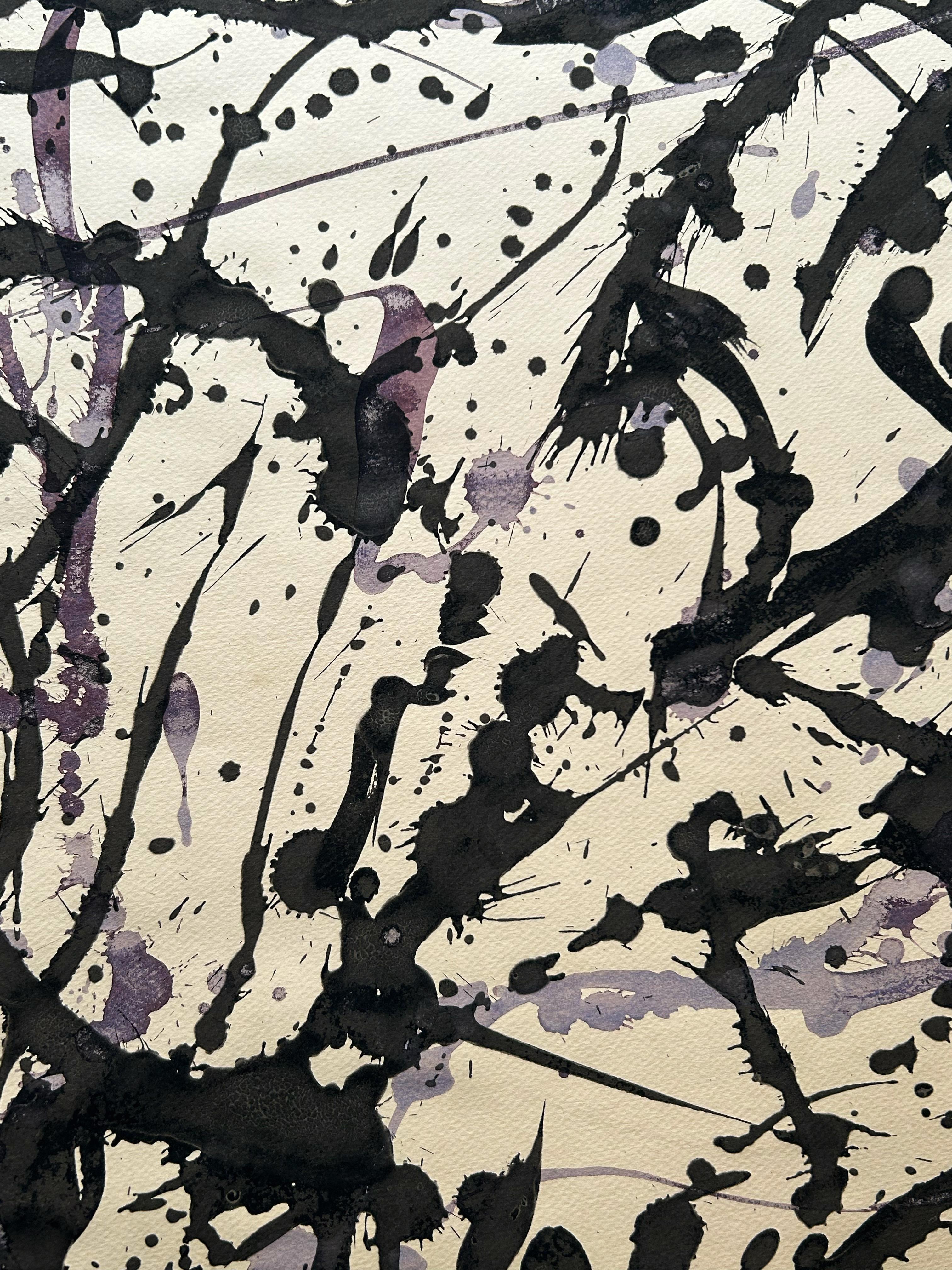 Raphaelle Pia, Papier douche 4, 1980, acrilico su carta in vendita 2