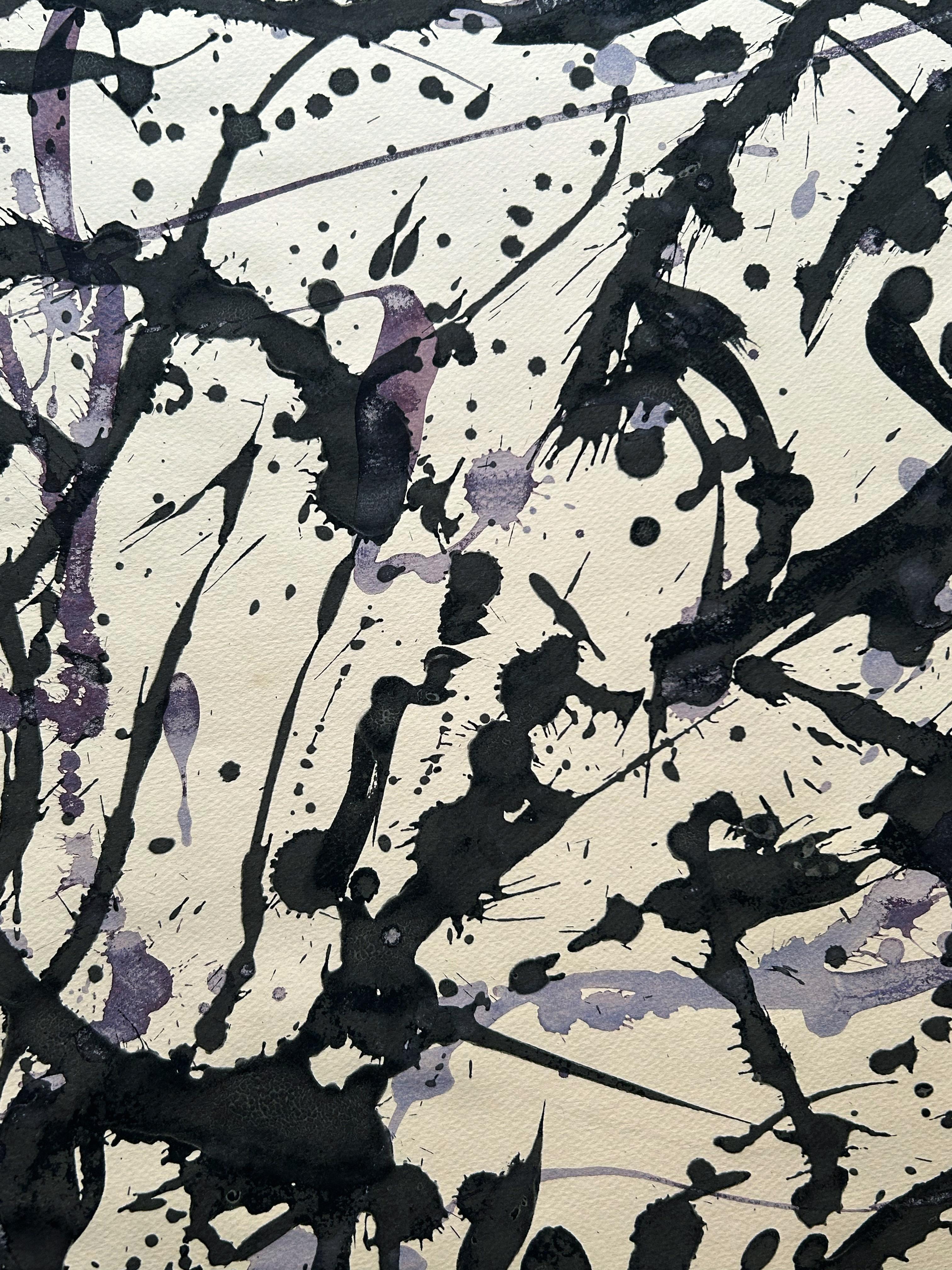 Raphaelle Pia, Papier douche 4, 1980, acrilico su carta in vendita 3