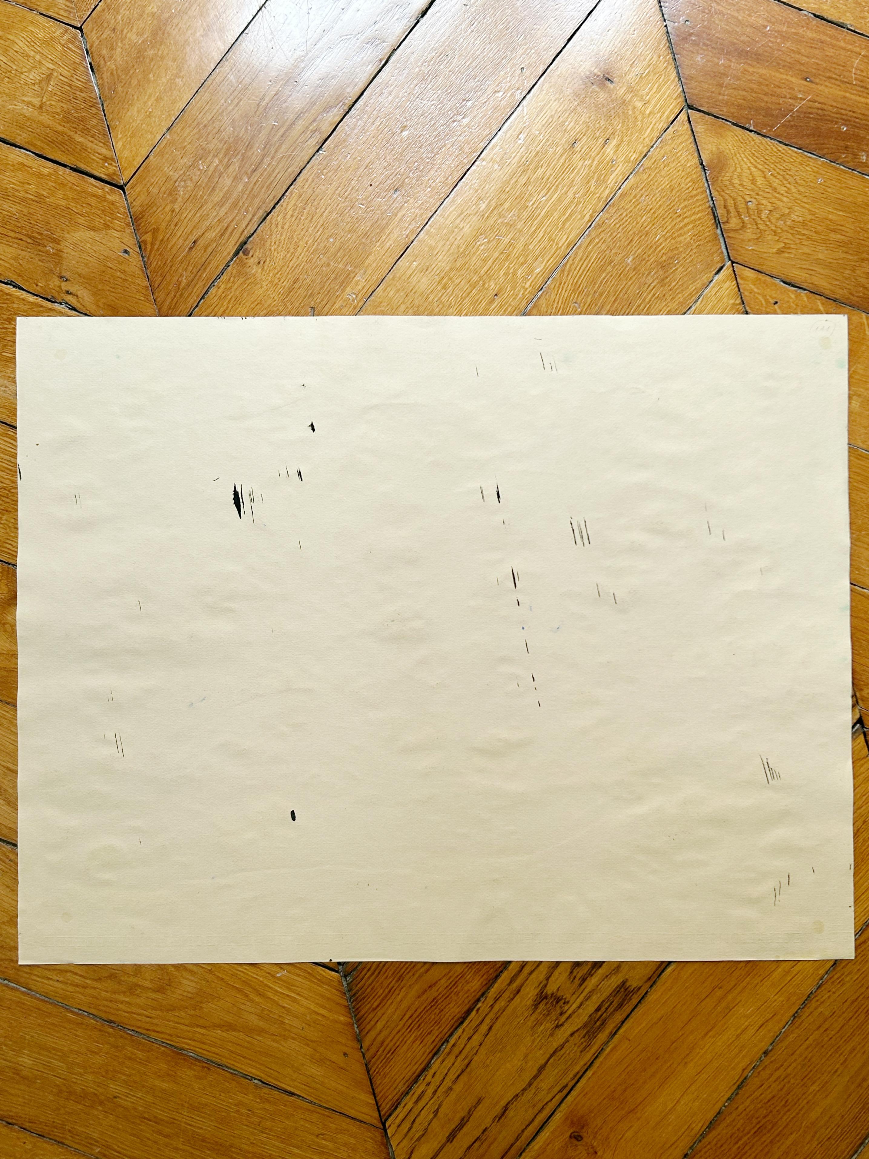 Raphaelle Pia, Papier douche 4, 1980, acrilico su carta in vendita 7