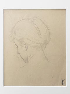 Léopold KOWALSKY (1856-1931), Studio di donna di spalle
