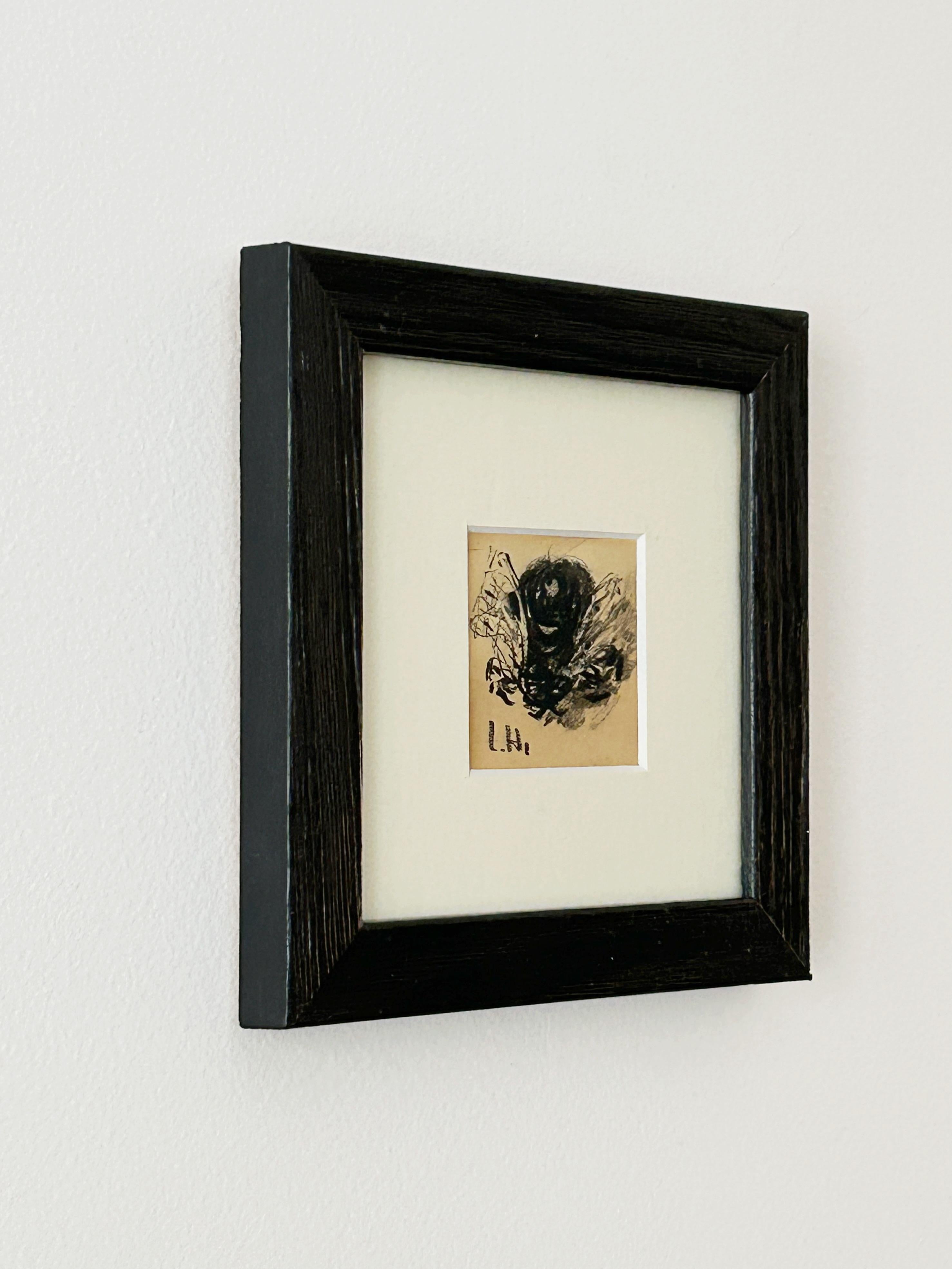 Louise Hervieu, Fly, carboncino su carta in vendita 1