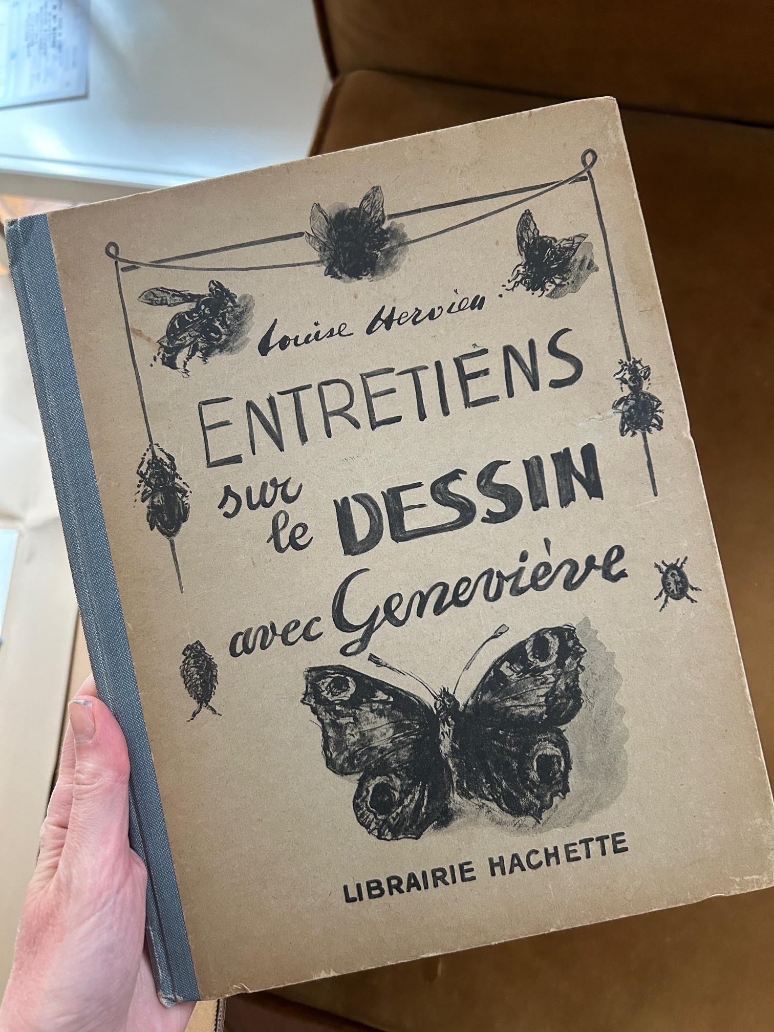 Louise Hervieu, Fliege, Holzkohle auf Papier im Angebot 4