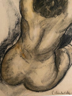 Pierre COMBET-DESCOMBES (1885-1966), Female Nude from behind, circa 1930