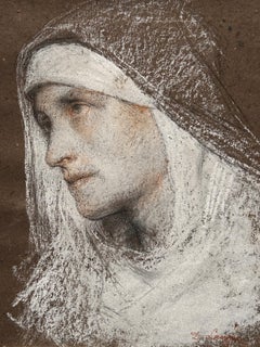 Désiré François Laugée (1823-1896), Woman, 1883, preparatory work