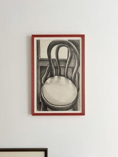Marie Therese Bourrat, „Der Stuhl“, 1976, Bleistift auf Papier