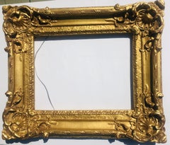 Antique Spectacular GILDED Frame Mirror or Painting - 13 x 17 OR 12 x 16
