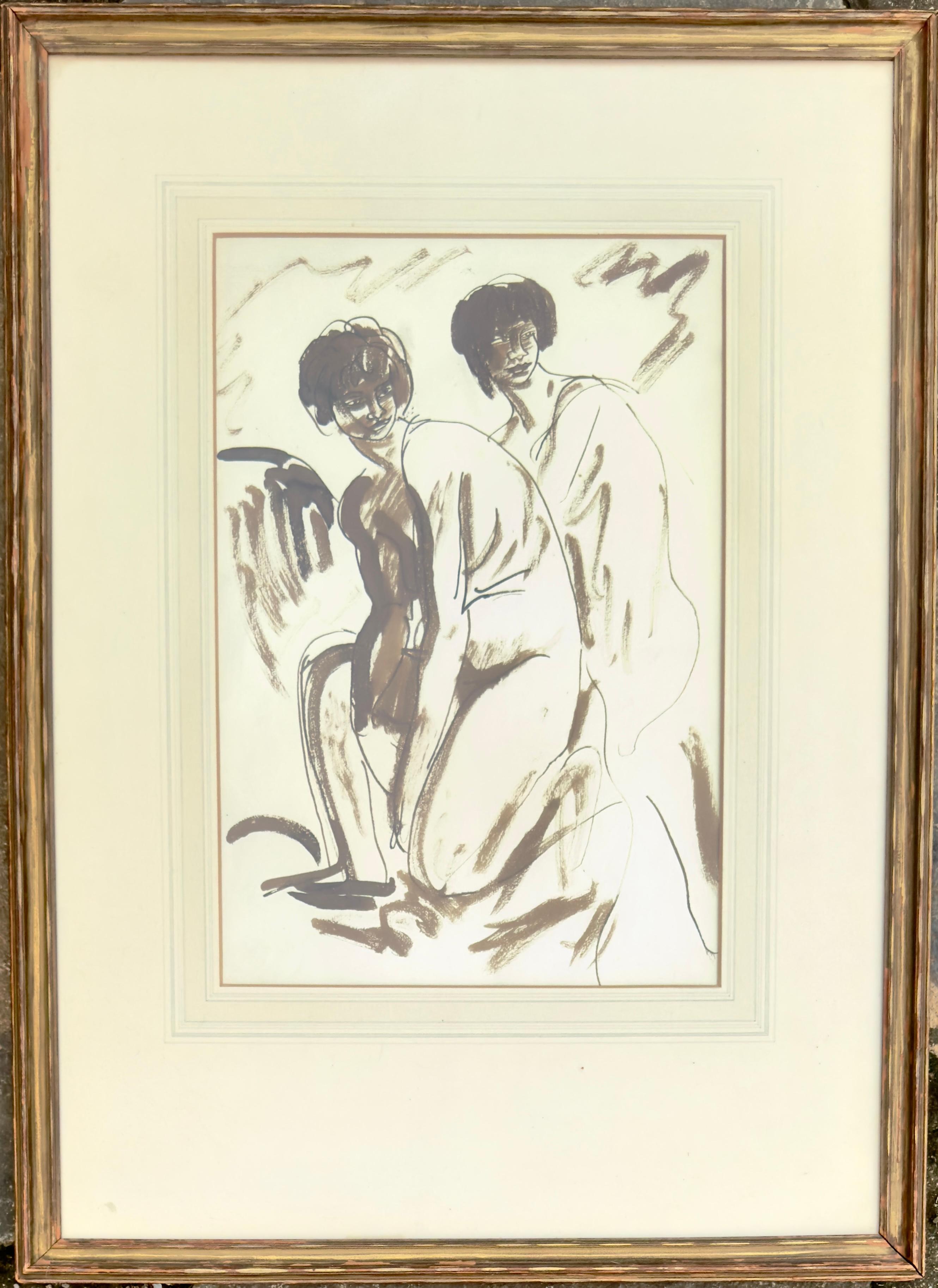 Composition of Nudes - Art by Augustus Edwin John