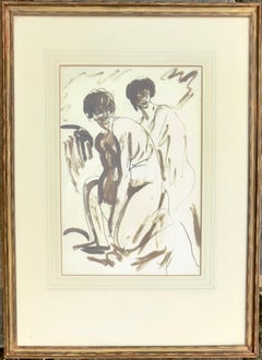 Aktzeichnungen und -aquarelle
