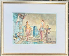 Portrait Drawings and Watercolors