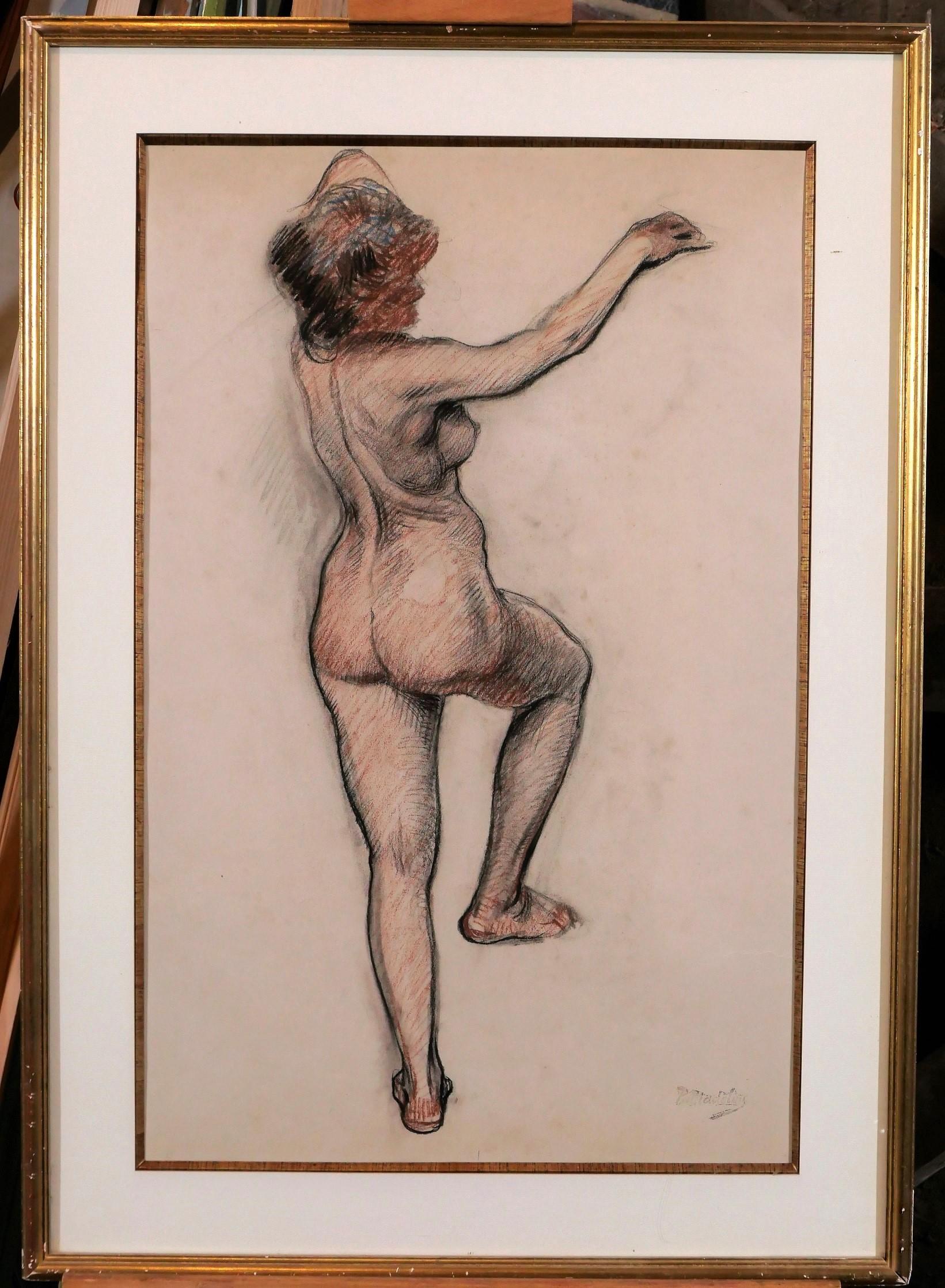 Femme nue, étude - Art de Paul Madeline