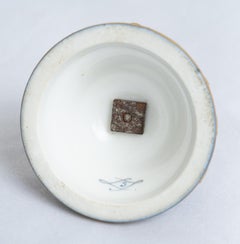 Antique French Napoleon III porcelain vase from Sevres 19th century