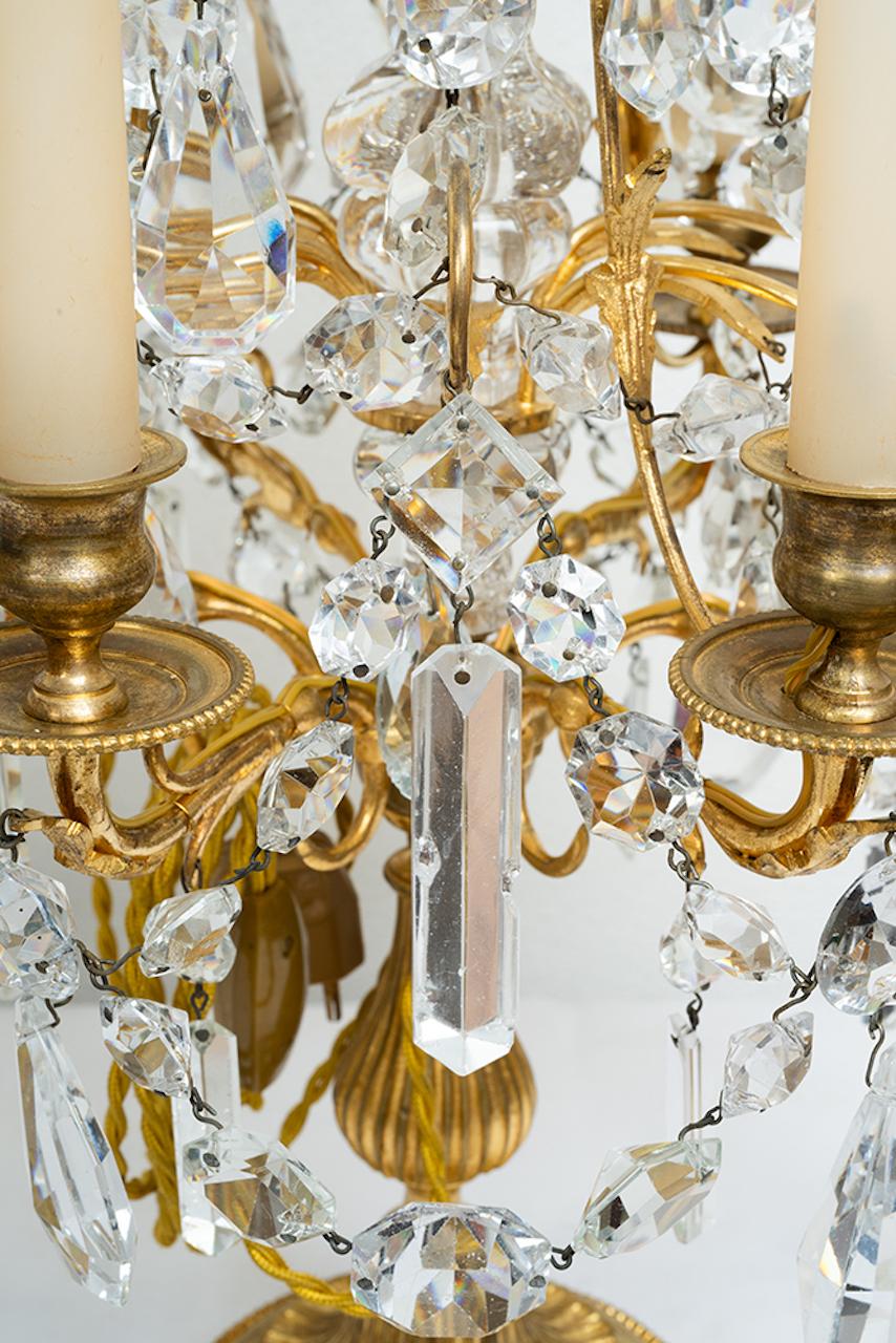 Pair of antique Napoleon III French Girandole/Candelabras. 1