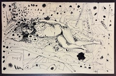 Nude Drawings and Watercolors