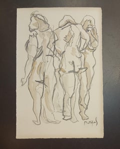 Archival Paper Drawings and Watercolor Paintings