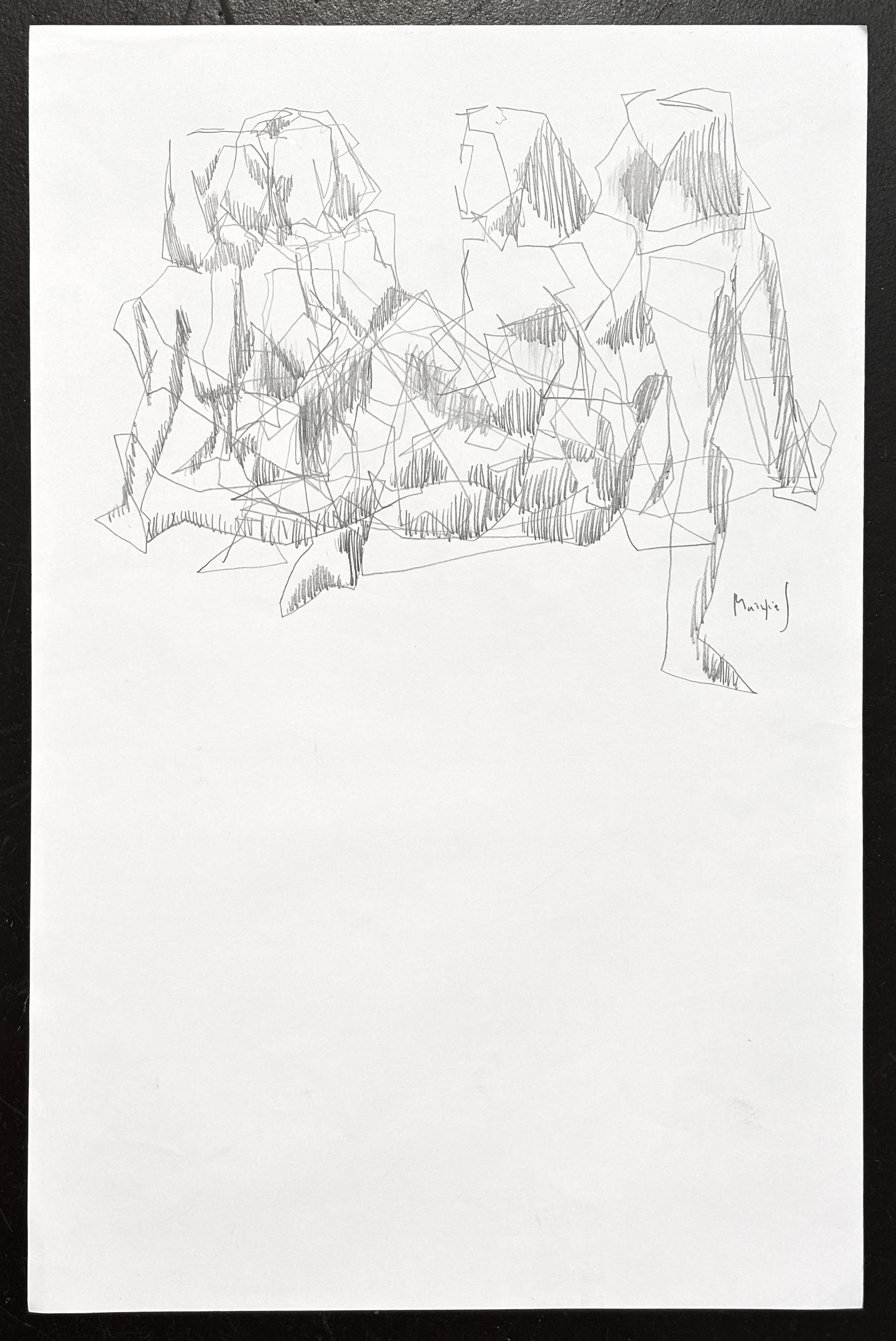 Etude pour tableau diachronique, por Grégoire Mathias