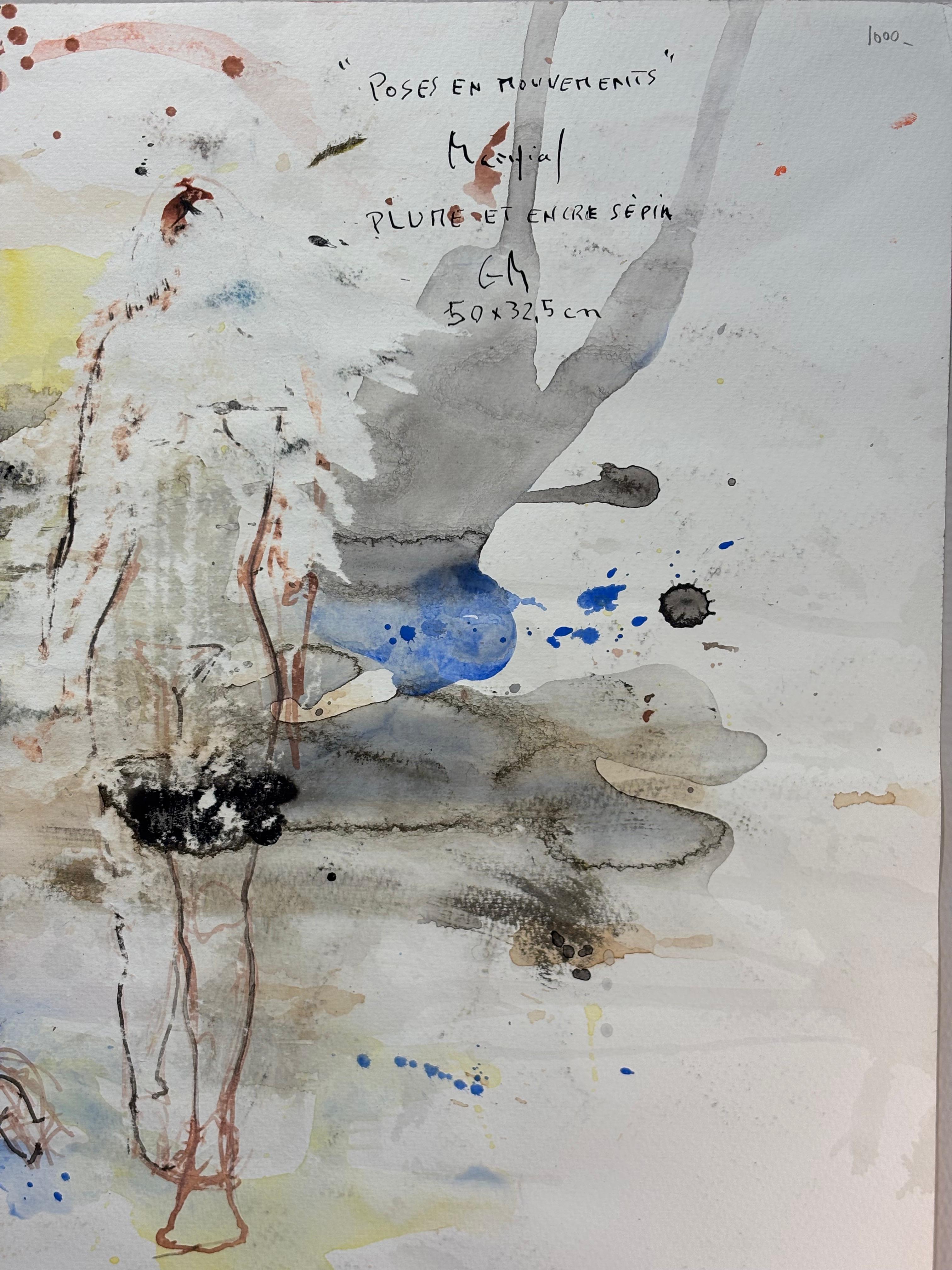 Poses en Mouvements, de Grégoire Mathias - Estudio fluido de la figura en movimiento en venta 13
