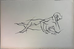 Nude Drawings and Watercolors
