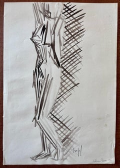 21st Century and Contemporary Nude Drawings and Watercolors