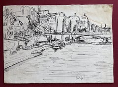 Landscape Drawings and Watercolors