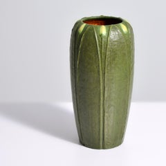 Grueby Pottery Two-Color Vase