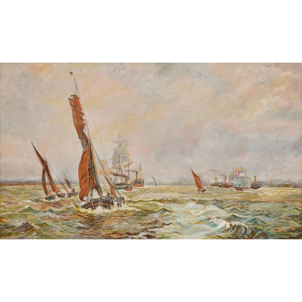 William Lionel Wyllie, R.A., R.I., R.E. Landscape Art - William Wyllie Maritime Painting