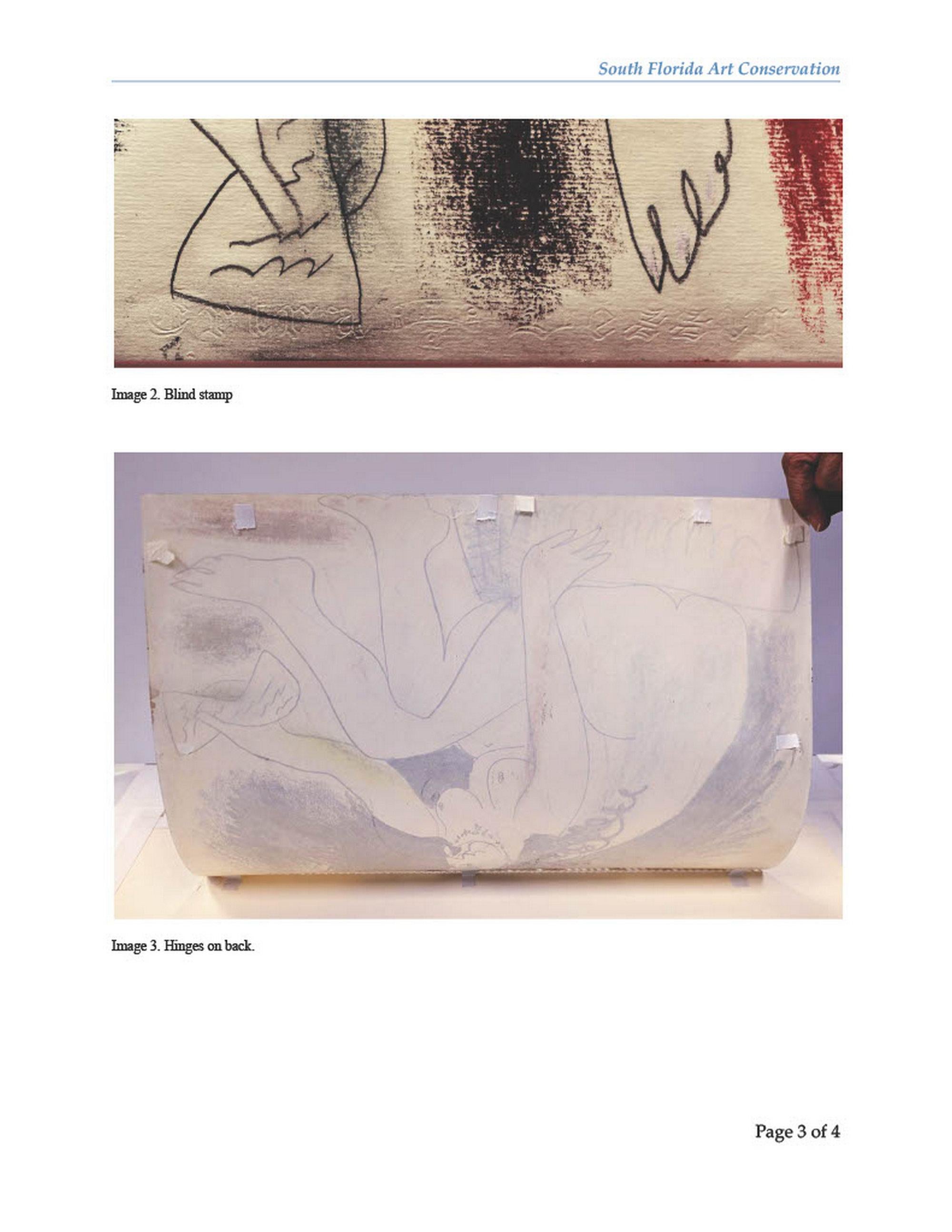 Pablo Picasso Drawing, Nude Female Figure For Sale 15