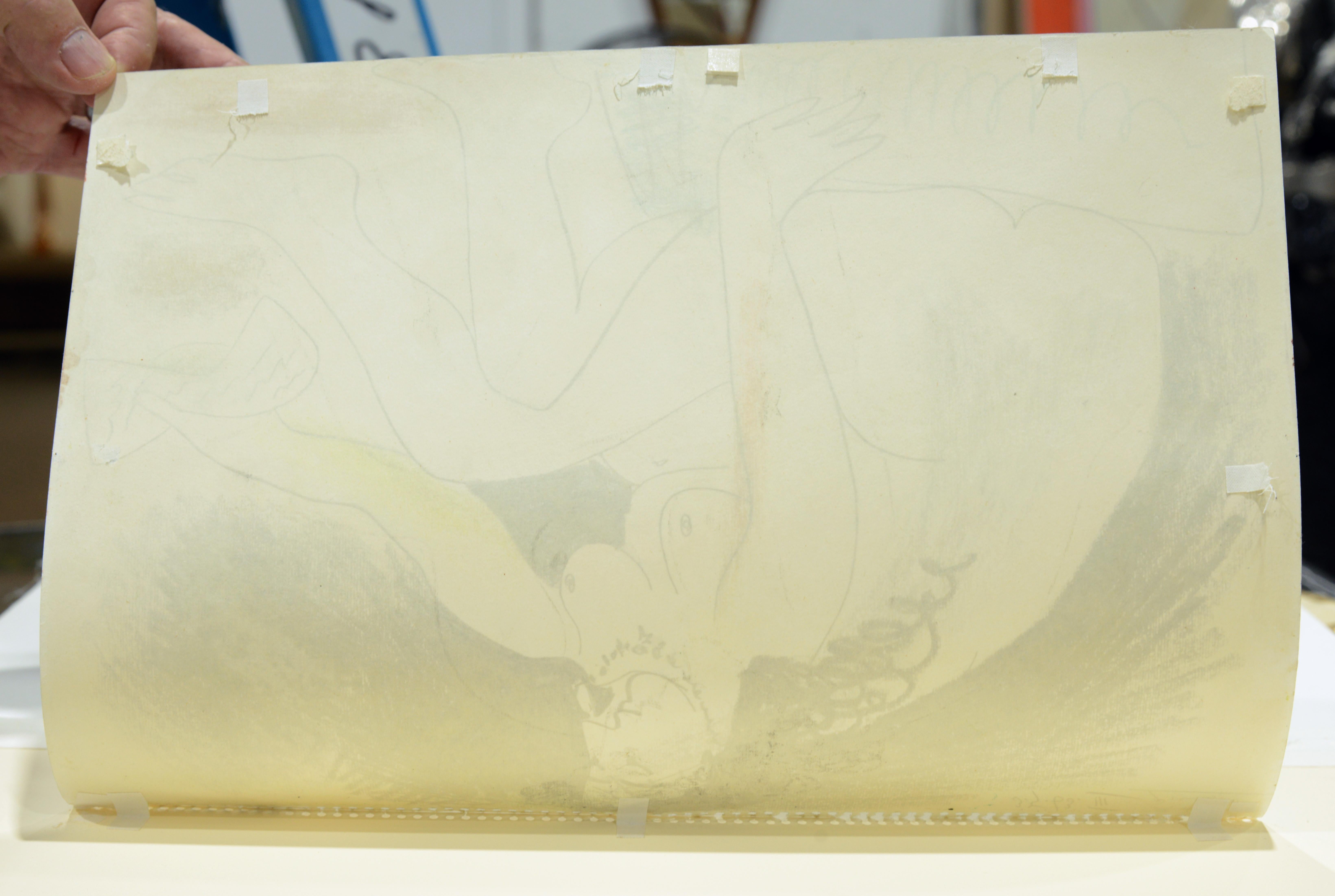 Pablo Picasso Drawing, Nude Female Figure For Sale 16