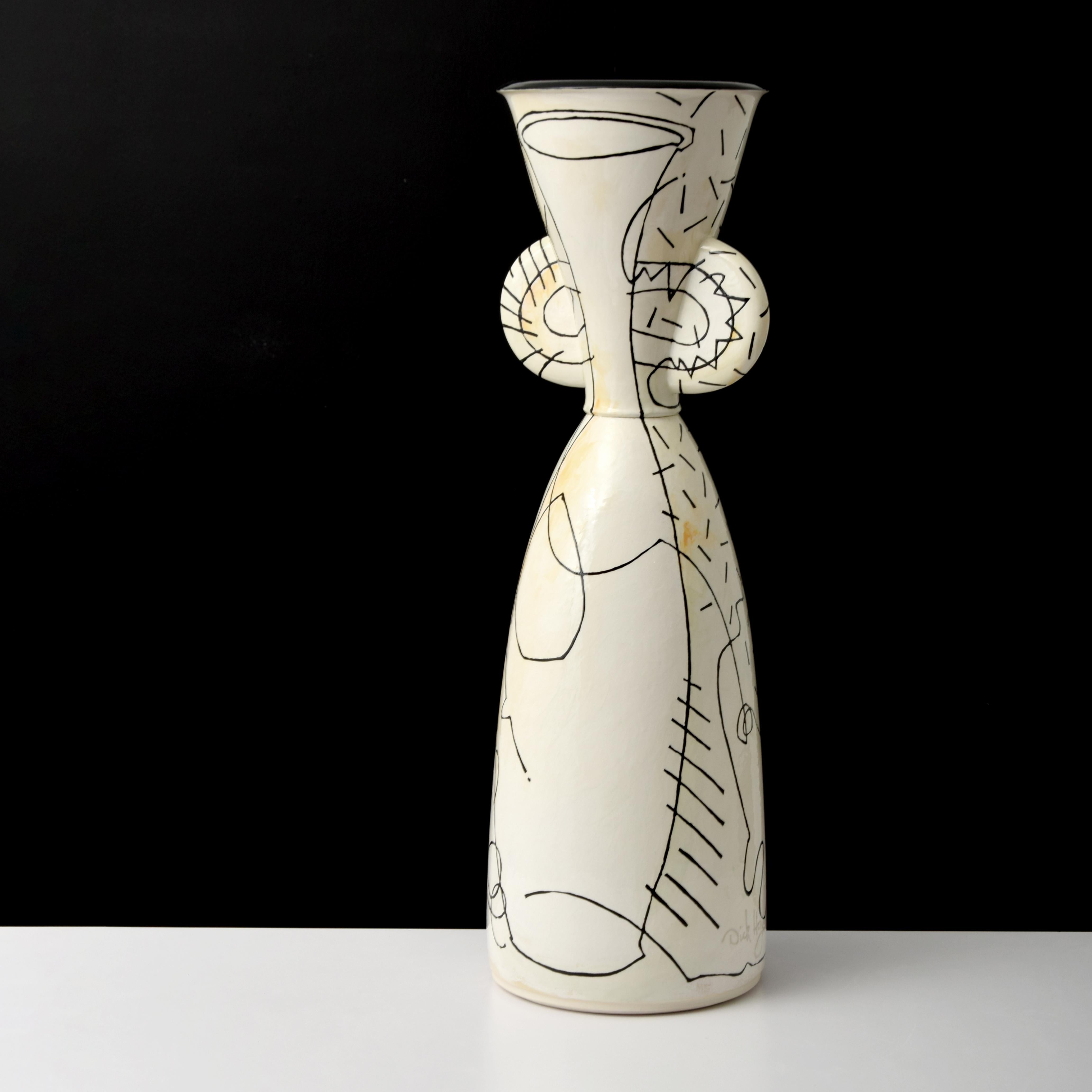 Grande vaso di Richard "Dick" Hay, 29,5" H. - Art di Richard Dick Hay