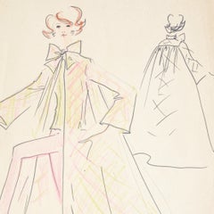 Karl Lagerfeld Fashion Drawing