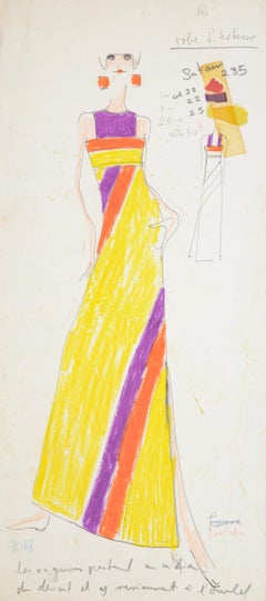 Disegno di moda di Karl Lagerfeld