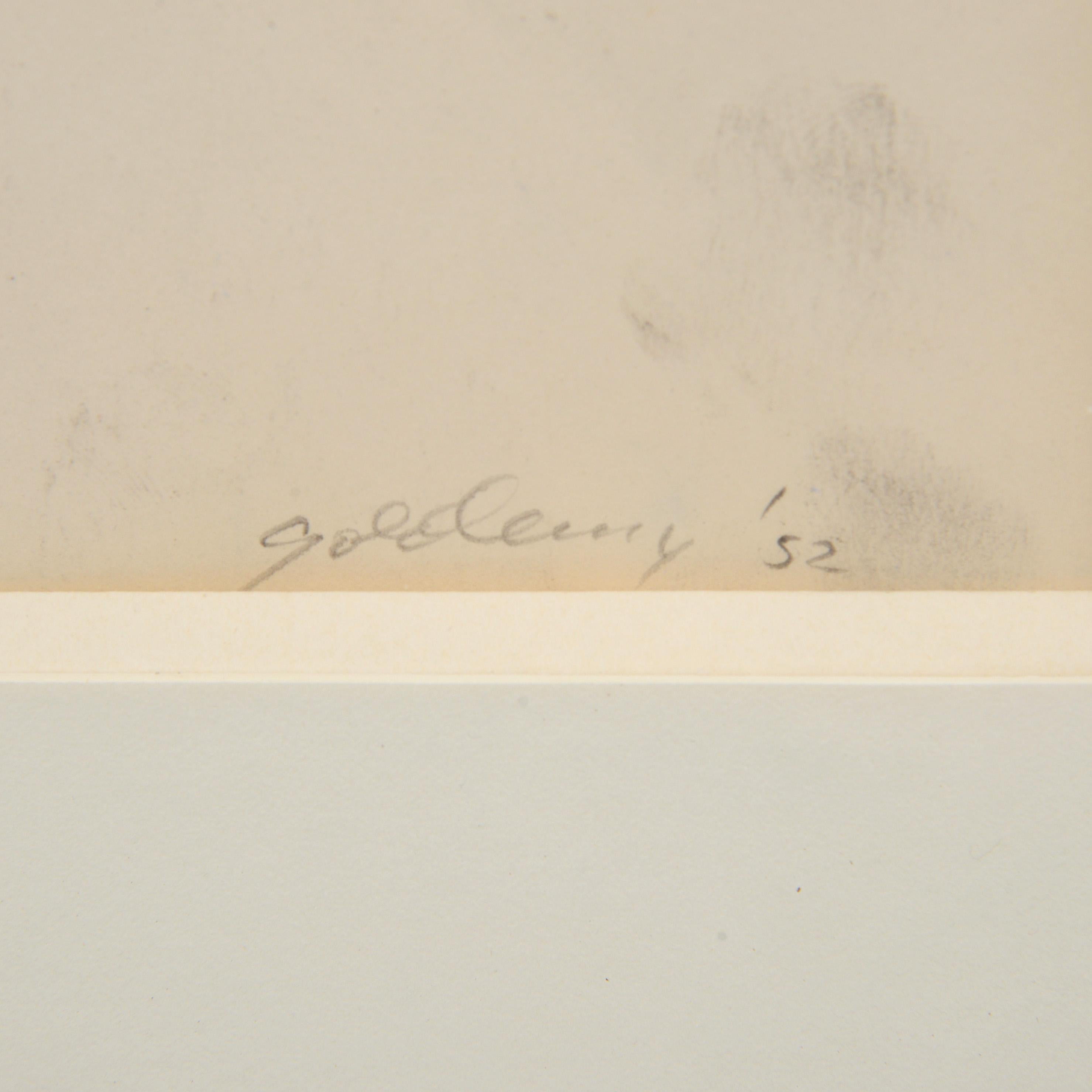 Dibujo de Michael Goldberg, Desnudo femenino en venta 4