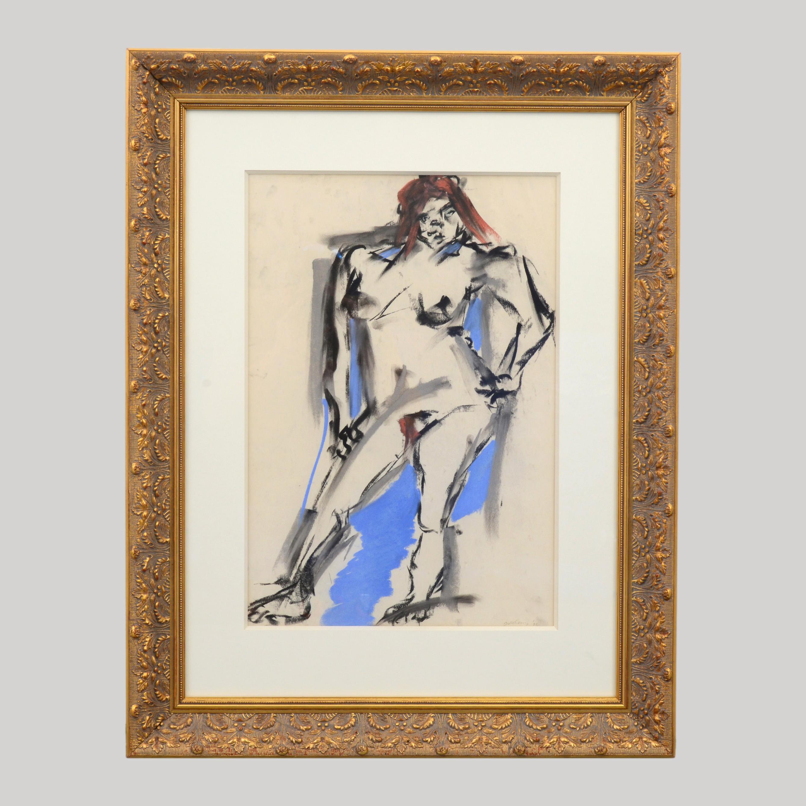 Dibujo de Michael Goldberg, Desnudo femenino en venta 2