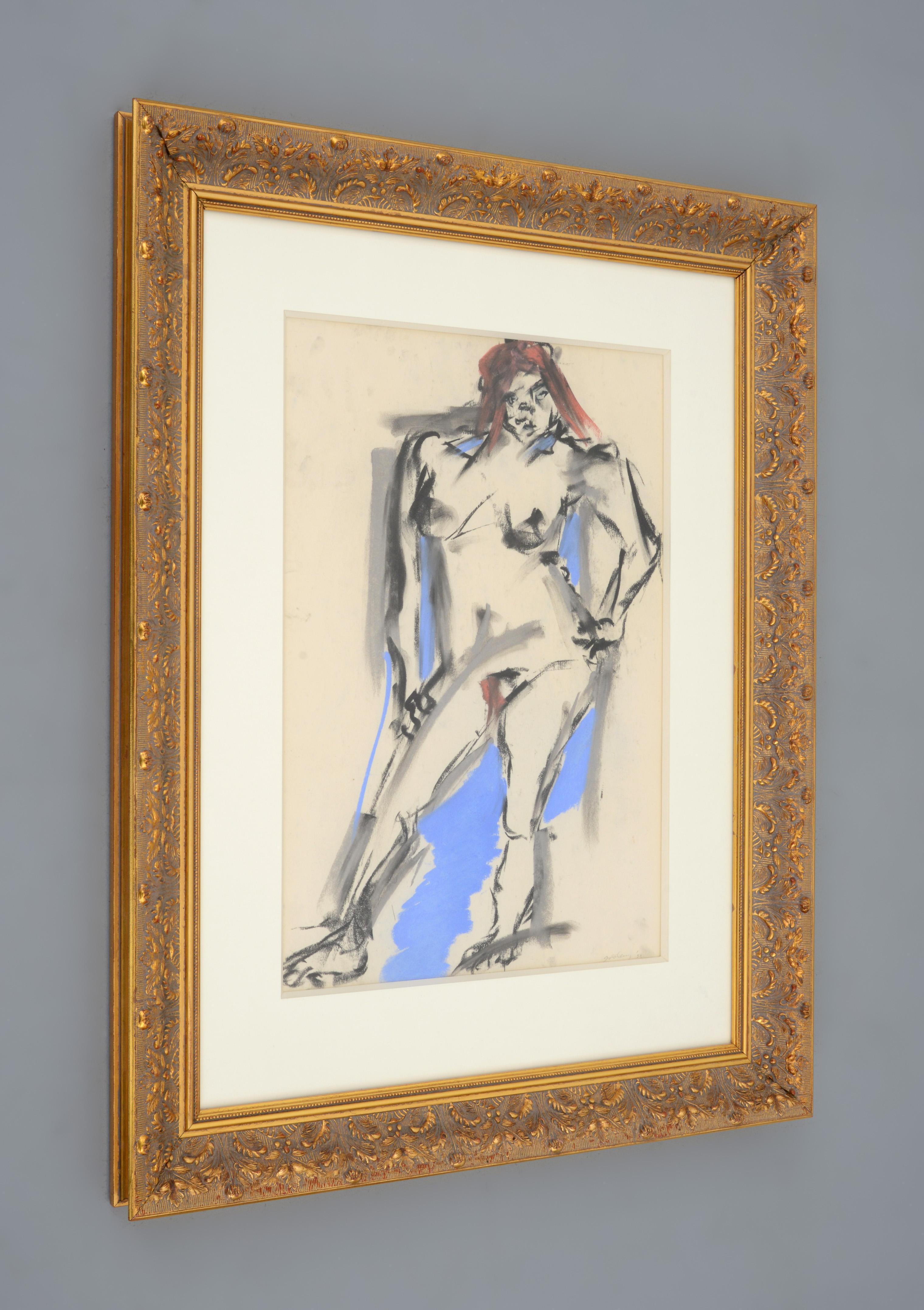 Dibujo de Michael Goldberg, Desnudo femenino en venta 1