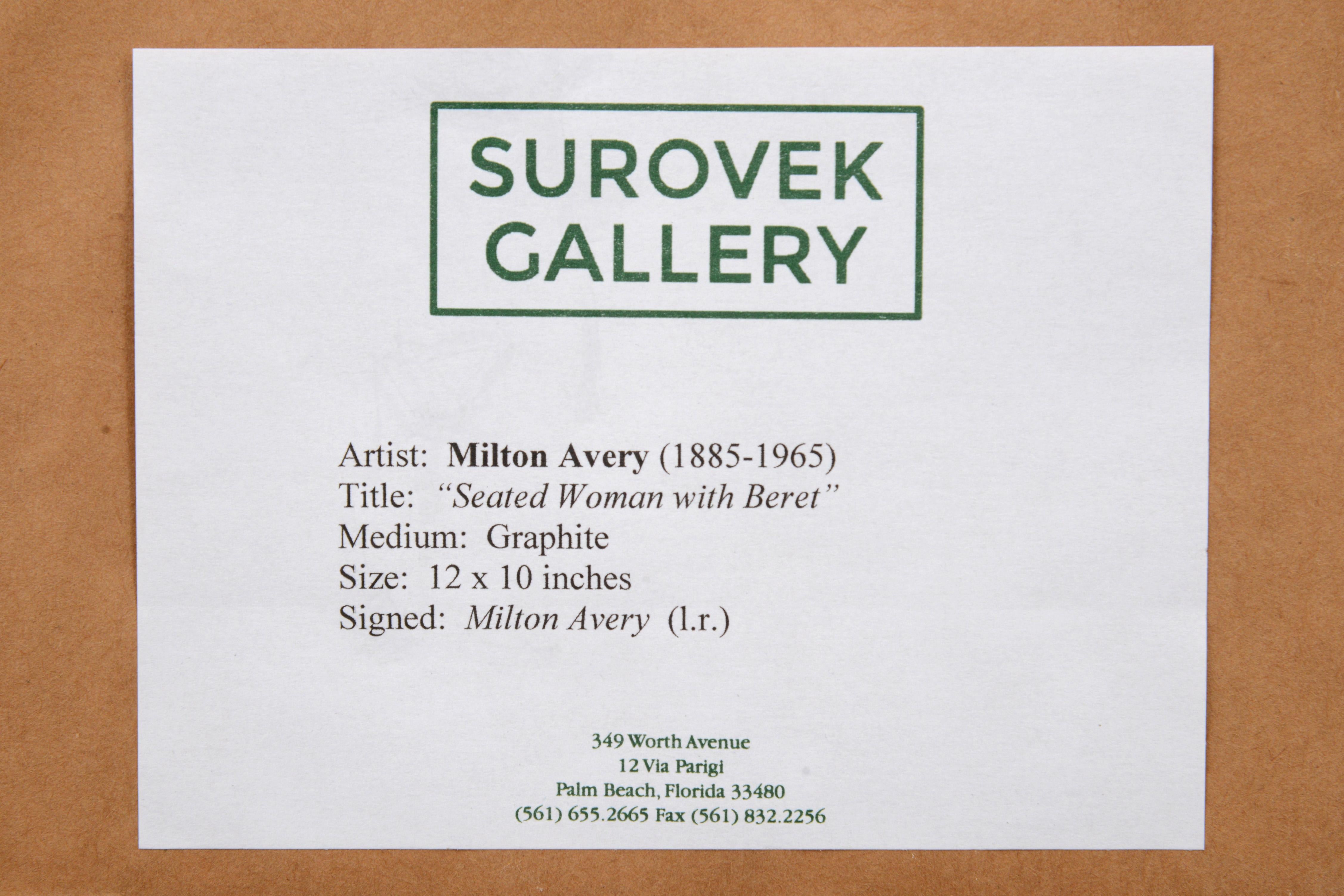 Milton Avery Zeichnung im Angebot 4
