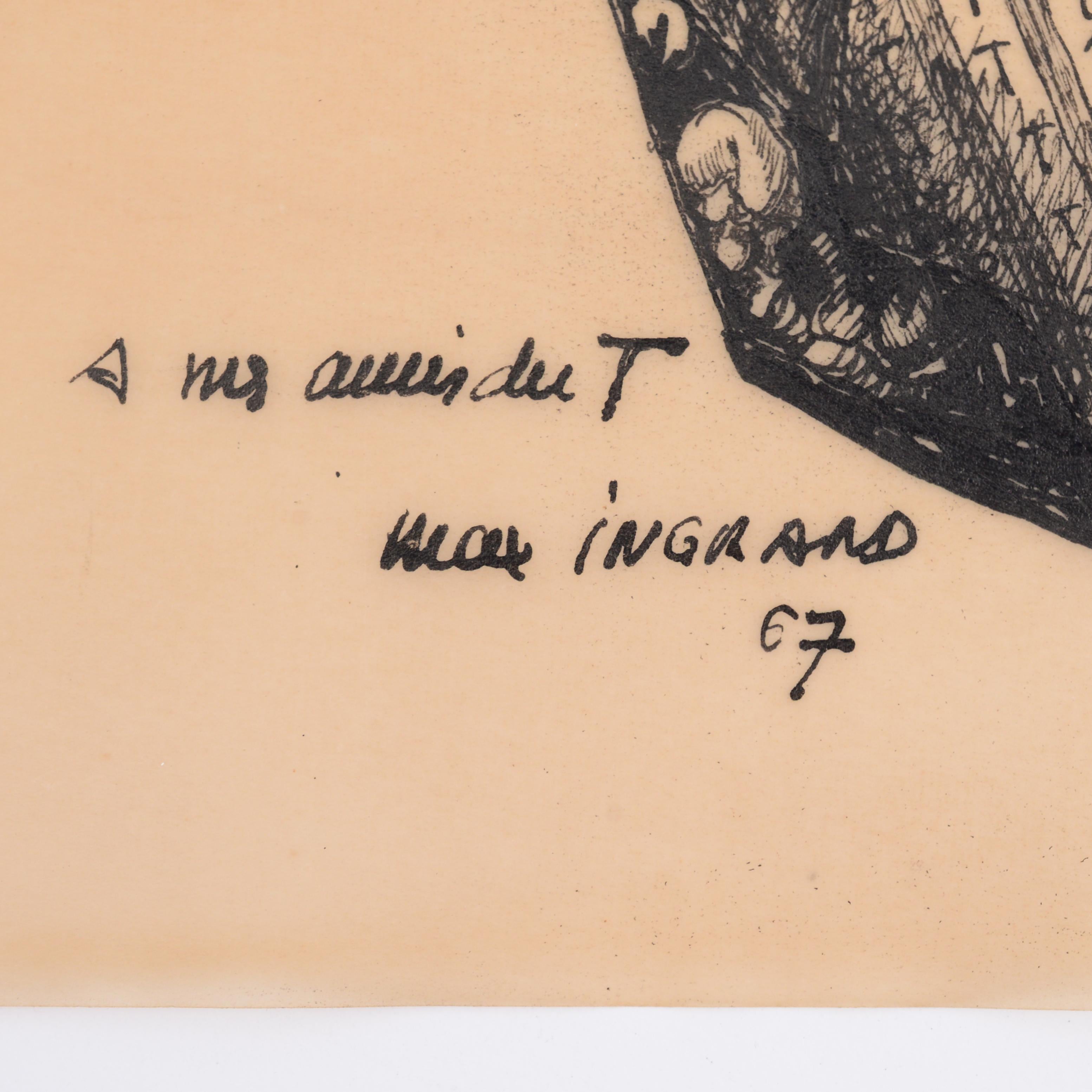Max Ingrand Drawing - Art by max ingrand
