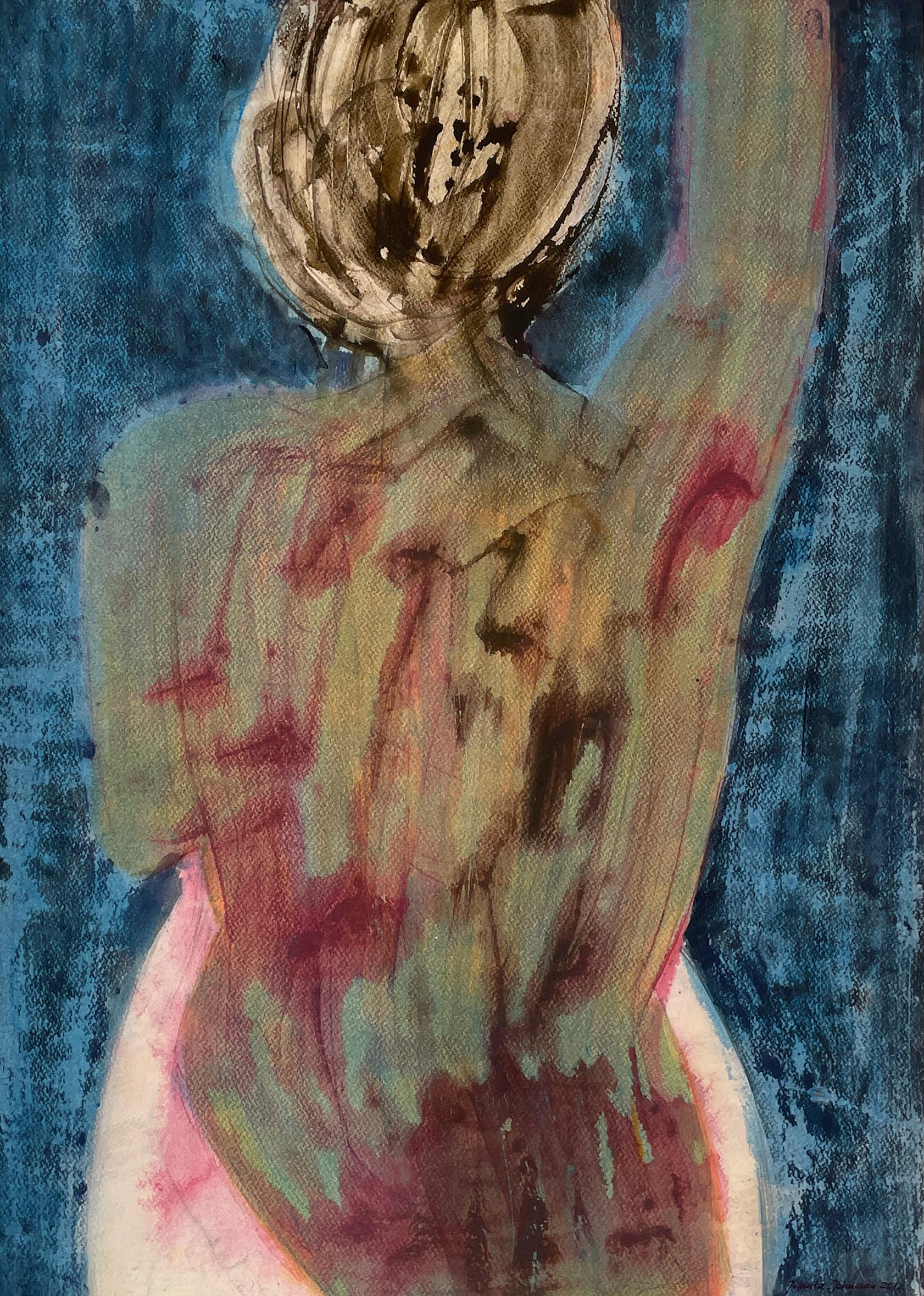 Nude Woman in Bath - Art by Jolanta Johnsson