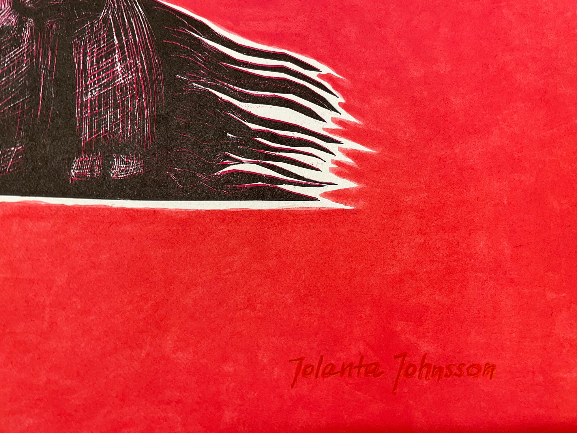 Desire en rouge - Art de Jolanta Johnsson