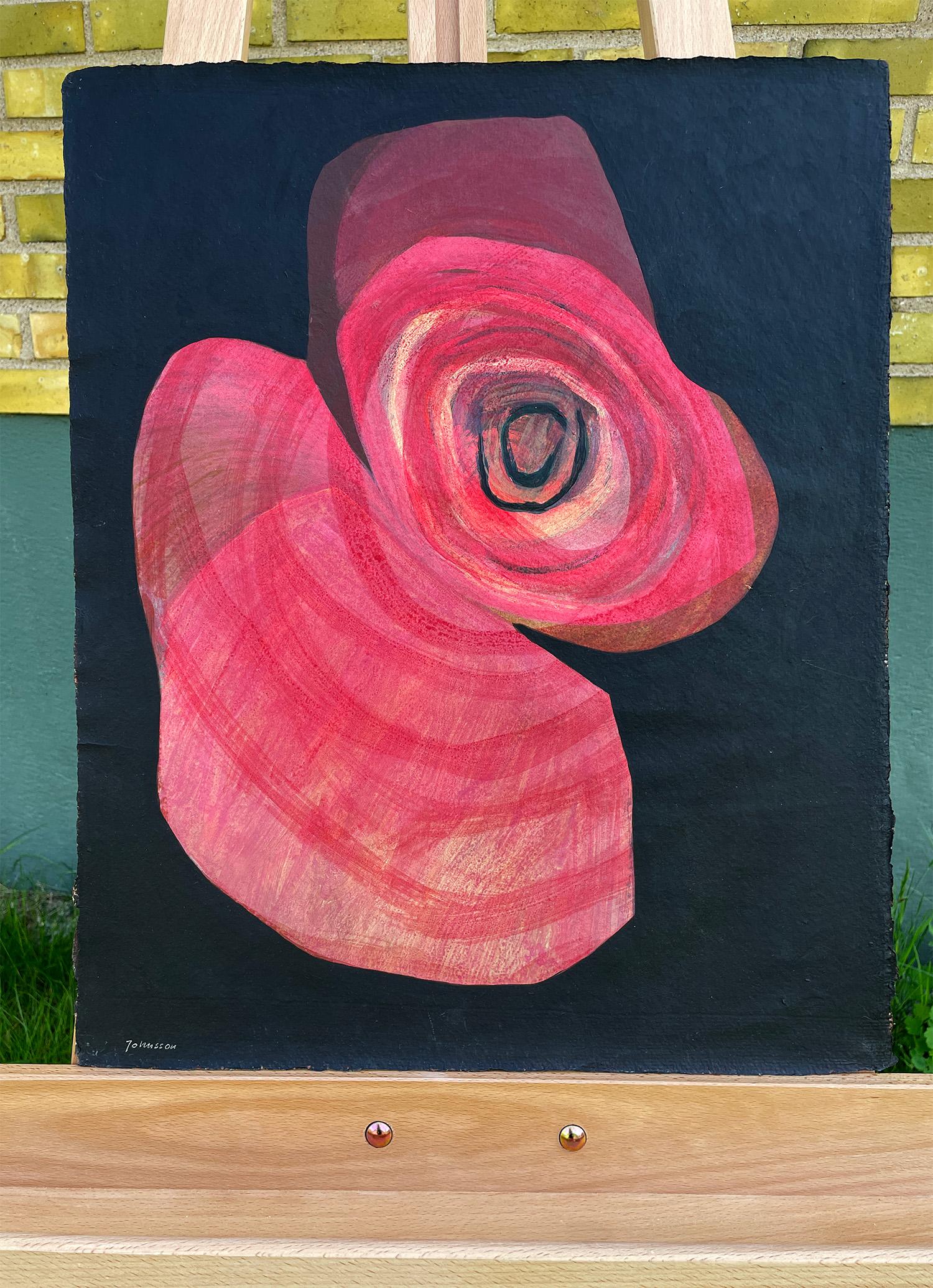 Rose in Black Background For Sale 4