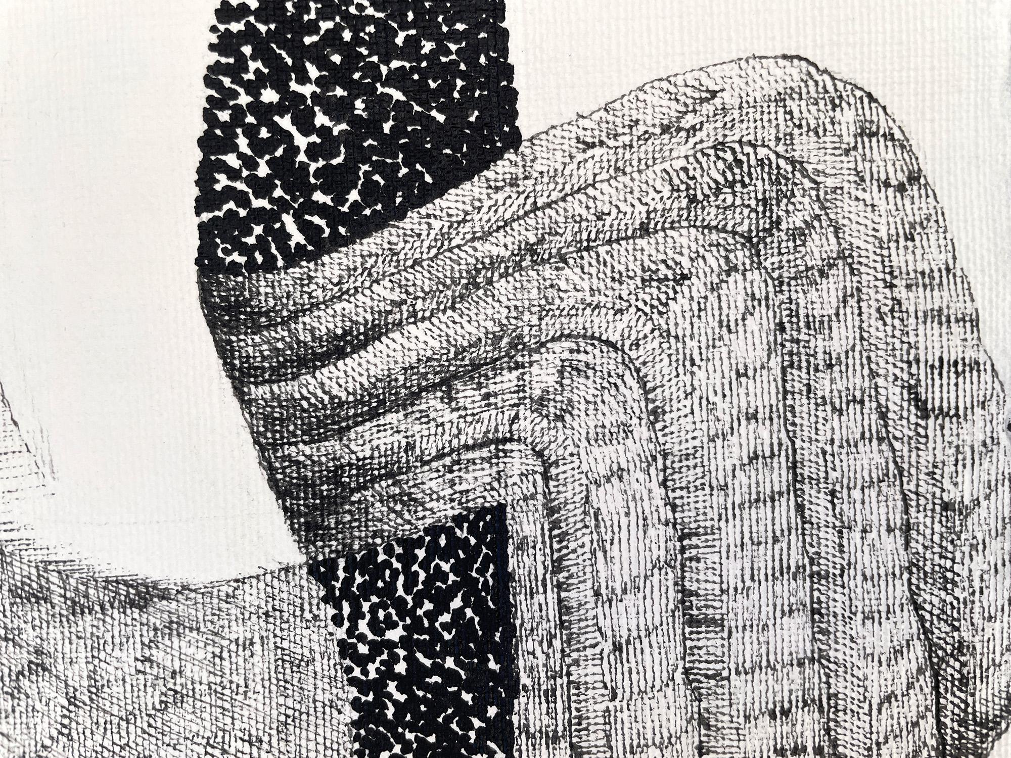 Dessiner des poses de couple - Beige Figurative Art par Jolanta Johnsson