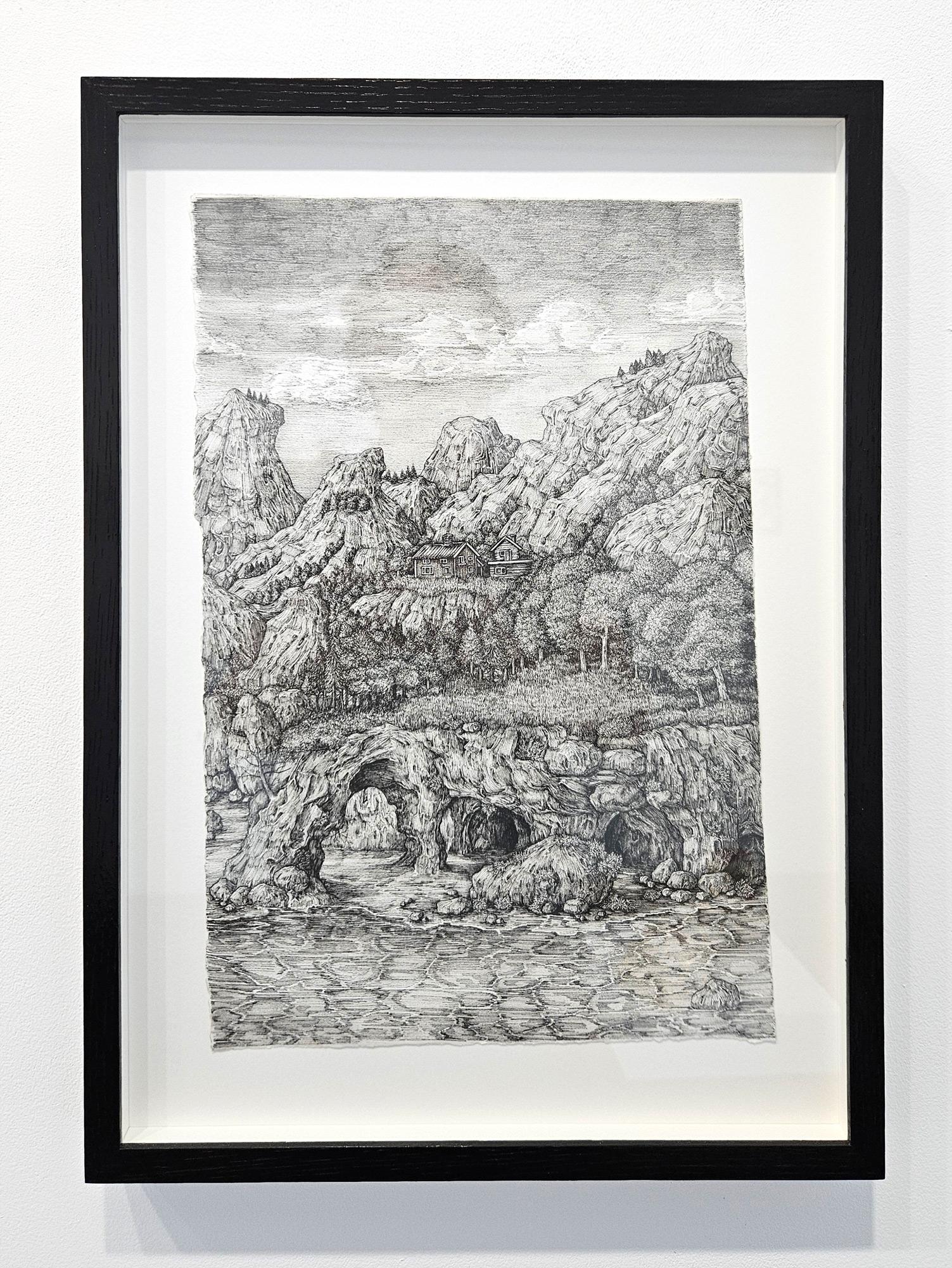 Olivia Kemp Ink Drawing - Annorstädes For Sale 2