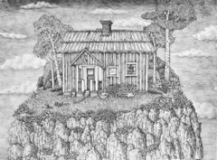 Intricate Contemporary Ink Drawing - Olivia Kemp - Välkommen