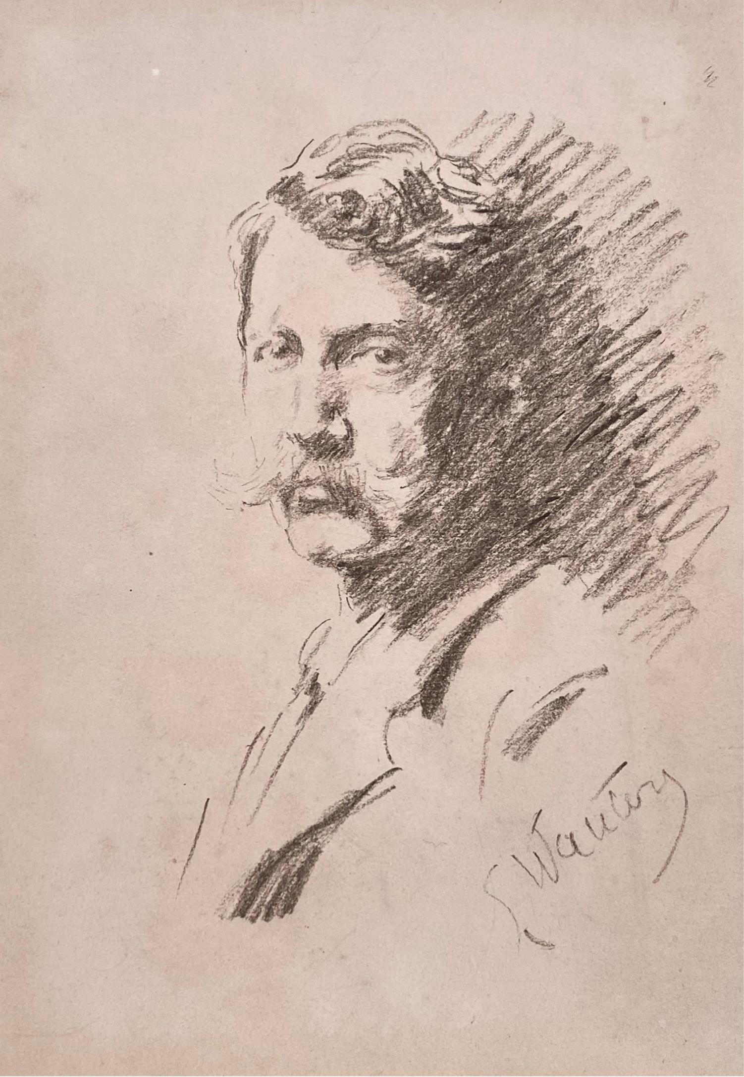 Autoportrait - Art by Emile Wauters